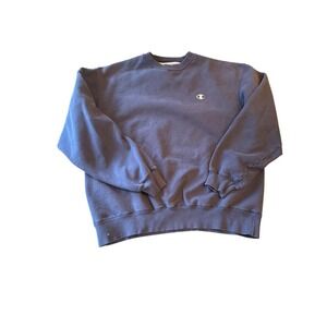 Champion Eco Authentic Navy Blue‎ Sweatshirt XL